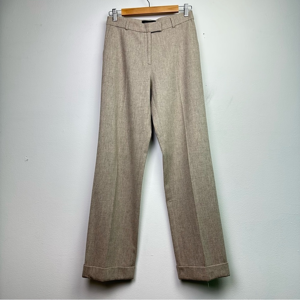 Piazza Sempione 90% Wool, Cuffed Trousers Size 6